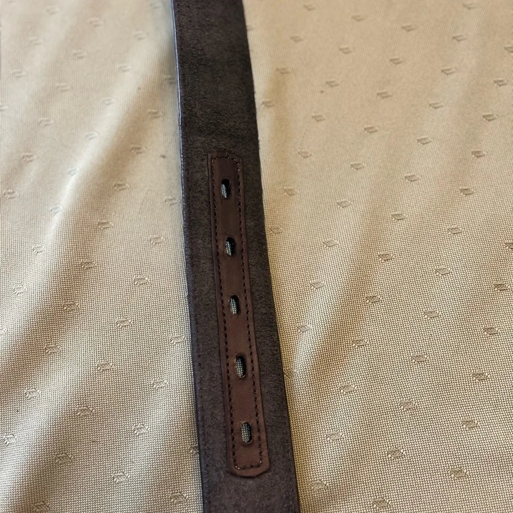 3 DBELT Men's black Leather Belt size 42 BRAND NEW